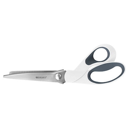 Artikelbild 2 für WESTCOTT Konturenschere Softgrip weiß-grau 24,0 cm, Artikelnummer 379853