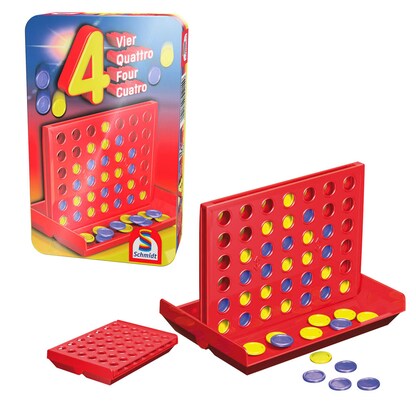 Artikelbild 3 für Schmidt MBS Vier gewinnt in Metalldose Geschicklichkeitsspiel, Artikelnummer 936106