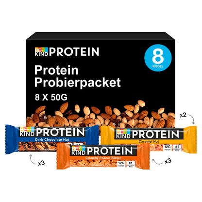 Artikelbild 23 für BE-KIND Protein Probierpaket Proteinriegel 8 x 50 g Riegel, Artikelnummer 472967