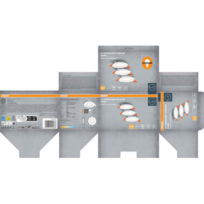 Artikelbild 4 für OSRAM Downlight Slim LED-Einbaustrahler-Set weiß 4,5 W, Artikelnummer 709929