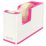 Artikelbild 1 für AKTION: LEITZ Tischabroller WOW Duo Colour perlweiß/pink mit Prämie nach Registrierung, Artikelnummer 311055