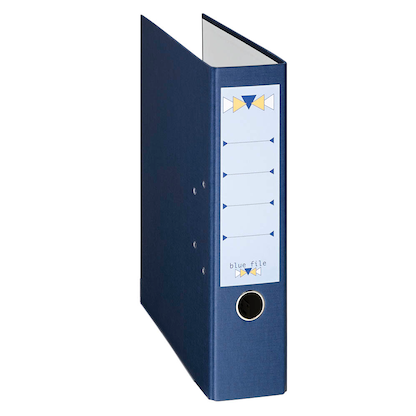 Artikelbild 2 für bluefile blue file Ordner dunkelblau Karton 8,0 cm DIN A4, Artikelnummer 479717