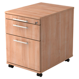 Artikelbild 1 für HAMMERBACHER Sira Rollcontainer nussbaum 3 Auszüge 42,8 x 58,0 x 59,0 cm, Artikelnummer 642429