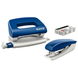 Artikelbild 1 für AKTION: LEITZ Locher und Heftgeräte Set NeXXt 5058 und 5517 Mini blau mit Prämie nach Registrierung, Artikelnummer 681021