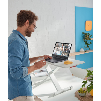 Artikelbild 3 für LEITZ Ergo Cosy Schreibtischaufsatz grau, Artikelnummer 789402