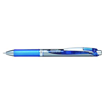 Artikelbild für Pentel EnerGel BL80-CX Gelschreiber blau/silber, Schreibfarbe: blau, 1 St., Artikelnummer 861494