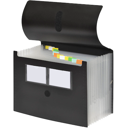 Artikelbild 10 für FolderSys Fächermappe 12 Fächer schwarz, Artikelnummer 642074