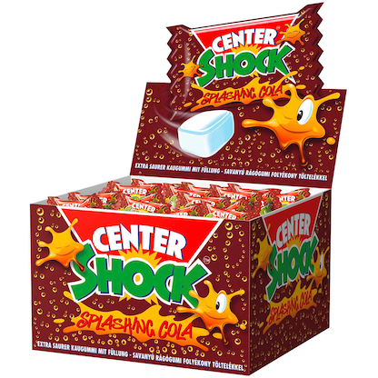 Artikelbild für CENTER™ SHOCK SPLASHING COLA Kaugummis 100 St., Artikelnummer 162814