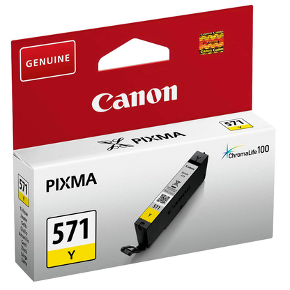 Artikelbild 2 für Canon CLI-571 Y gelb Druckerpatrone, Artikelnummer 216460