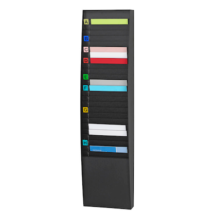 Artikelbild 2 für PAPERFLOW Sortiertafel schwarz DIN A4 25 Fächer, Artikelnummer 290433