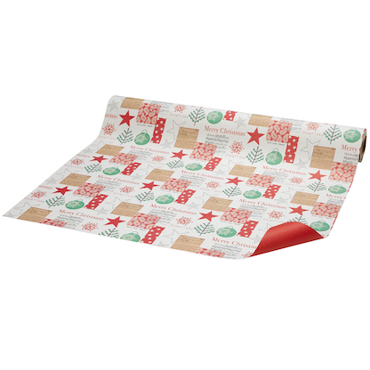 Artikelbild 2 für JUNG SCHÖNER VERPACKEN Geschenkpapier Aberdeen Weihnachten mehrfarbig beidseitig bedruckt, 20,0 m, Artikelnummer 903052