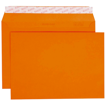 Artikelbild für ELCO Briefumschläge Color DIN C5 ohne Fenster orange haftklebend 25 St., Artikelnummer 288919