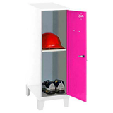 Artikelbild 1 für Simonrack Spind SIMONLOCKER DISM weiß, pink 8425437120862, 1 Schließfach 30,0 x 50,0 x 101,5 cm, Artikelnummer 356539