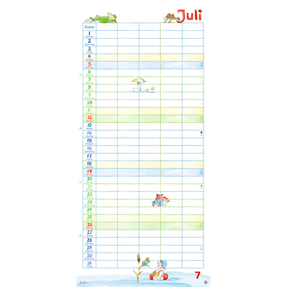 Artikelbild 8 für Heye Familienkalender Helme Heine 2026, Artikelnummer 551547