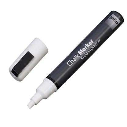 Artikelbild für SIGEL Kreidemarker weiß 1,0 - 5,0 mm, 1 St., Artikelnummer 537936