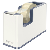 Artikelbild 1 für AKTION: LEITZ Tischabroller WOW Duo Colour perlweiß/grau mit Prämie nach Registrierung, Artikelnummer 311086