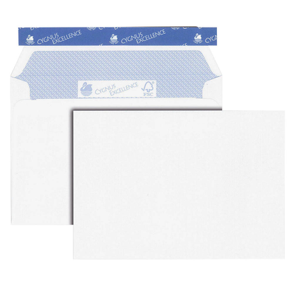 Artikelbild 6 für MAILmedia Briefumschläge Cygnus Excellence® DIN C6 ohne Fenster hochweiß haftklebend 100 St., Artikelnummer 291753