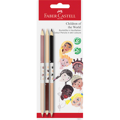 Artikelbild 4 für FABER-CASTELL Children of the World Buntstifte farbsortiert, 1 St., Artikelnummer 749121