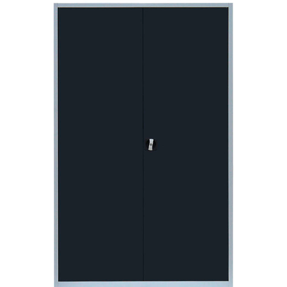 Artikelbild 2 für LÜLLMANN Metallschrank 530378 anthrazit, lichtgrau 120,0 x 42,2 x 195,0 cm, aufgebaut, Artikelnummer 182958