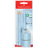 Artikelbild 1 für FABER-CASTELL GRIP 2001 Bleistift-Set B sky blue, 1 Set, Artikelnummer 278368