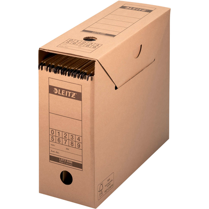 Artikelbild 3 für 10 LEITZ Archivboxen braun 12,0 x 32,5 x 27,5 cm, Artikelnummer 666081
