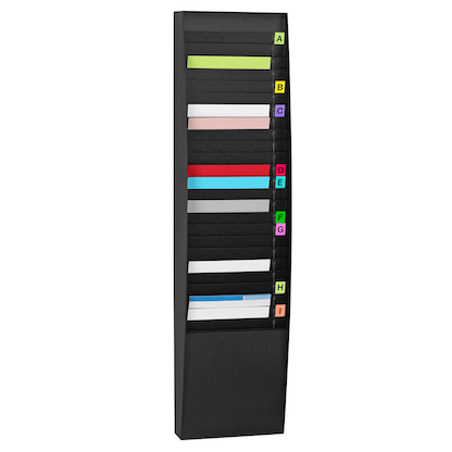 Artikelbild für PAPERFLOW Sortiertafel schwarz DIN A4 25 Fächer, Artikelnummer 290433