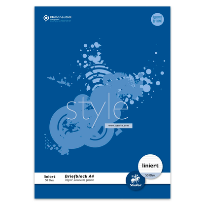 Artikelbild 2 für Staufen® Briefblock DIN A4 liniert, Artikelnummer 305411