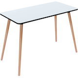 Artikelbild 1 für PAPERFLOW easyHome HOP Schreibtisch weiß rechteckig, 4-Fuß-Gestell buche 114,0 x 60,0 cm, Artikelnummer 381952