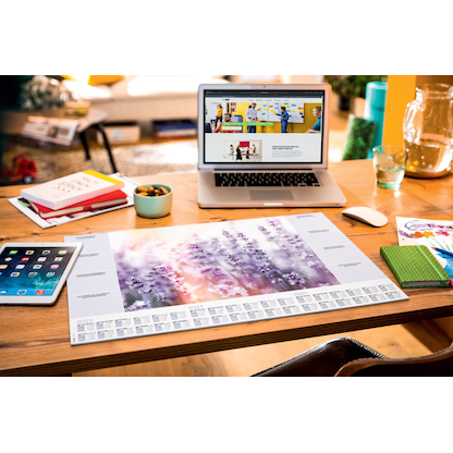 Artikelbild 4 für SIGEL Schreibtischunterlage Lavendel lila Papier 59,5 x 41,0 cm, 30 Blatt, Artikelnummer 773281