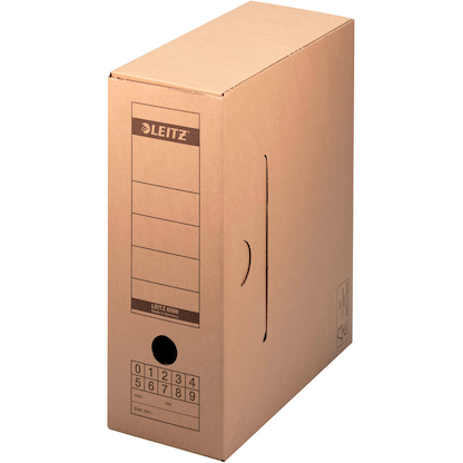 Artikelbild 4 für 10 LEITZ Archivboxen braun 12,0 x 32,5 x 27,5 cm, Artikelnummer 666081