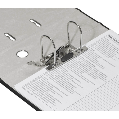 Artikelbild 2 für bene No.1 Power Ordner schwarz Kunststoff 8,0 cm DIN A4, Artikelnummer 426239