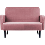 Artikelbild 1 für meet powered by PAPERFLOW 2-Sitzer Sofa LISBOA rosa schwarz Stoff, 1 St., Artikelnummer 851202