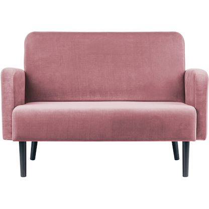 Artikelbild für meet powered by PAPERFLOW 2-Sitzer Sofa LISBOA rosa schwarz Stoff, 1 St., Artikelnummer 851202