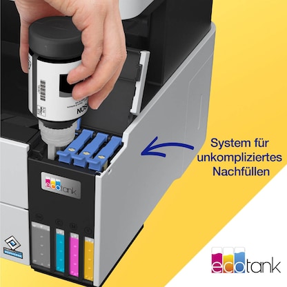 Artikelbild 8 für AKTION: EPSON EcoTank ET-5150 3 in 1 Tintenstrahl-Multifunktionsdrucker grau mit 50 Euro CashBack, Artikelnummer 460521