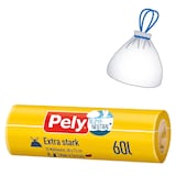 Artikelbild 1 für Pely Müllbeutel Extra stark 60,0 l transparent, 10 St., Artikelnummer 618486