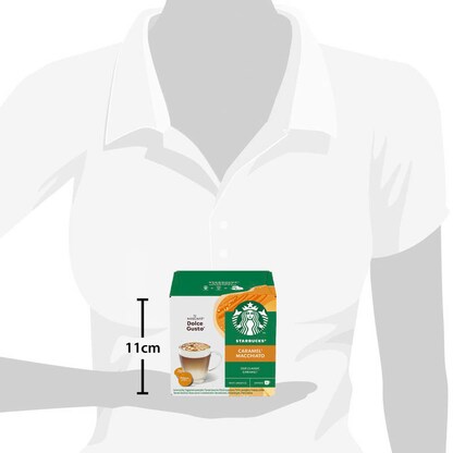 Artikelbild 4 für NESCAFÉ DOLCE GUSTO® STARBUCKS® Caramel Macchiato Our Classic Kaffeekapseln, mild, 6 Portionen, Artikelnummer 612899