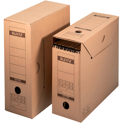 Artikelbild für 10 LEITZ Archivboxen braun 12,0 x 32,5 x 27,5 cm, Artikelnummer 666081