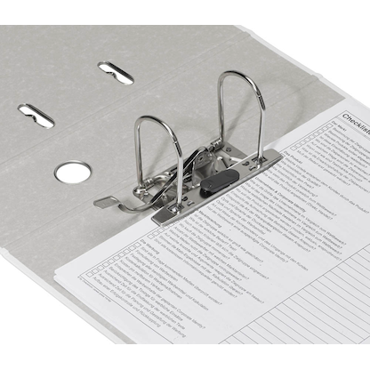 Artikelbild 2 für AKTION: bene No.1 POWER Ordner weiß Kunststoff 8,0 cm DIN A4, Artikelnummer 989970