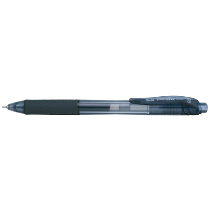 Artikelbild 17 für Pentel EnerGelX BLN105 Gelschreiber schwarz/transparent 0,25 mm, Schreibfarbe: schwarz, 1 St., Artikelnummer 861457