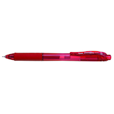 Artikelbild 1 für Pentel EnerGelX BLN105 Gelschreiber rot/transparent 0,25 mm, Schreibfarbe: rot, 1 St., Artikelnummer 861464