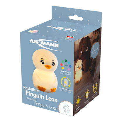 Artikelbild 13 für ANSMANN Pinguin Leon LED Nachtlicht weiß 9,23 cm, 0,2 W, Artikelnummer 629499
