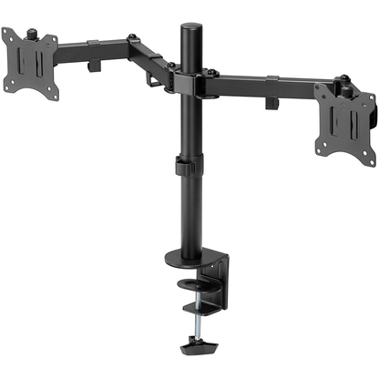 Artikelbild 18 für goobay Monitor-Halterung Flex 58529 schwarz für 2 Monitore, Tischklemme, Artikelnummer 984265