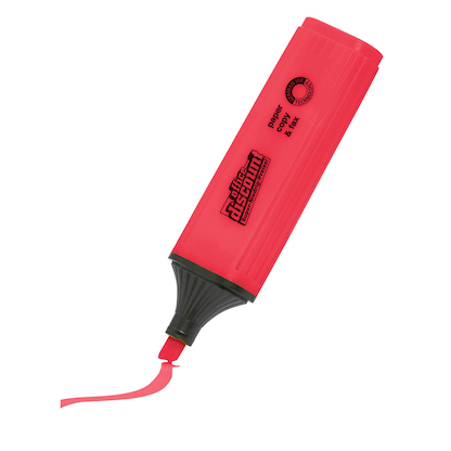 Artikelbild 4 für office discount Textmarker rot, 1 St., Artikelnummer 186585