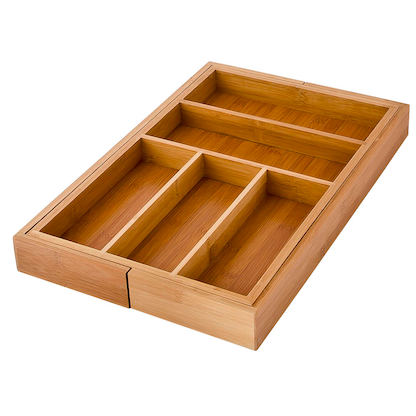 Artikelbild 2 für relaxdays Besteckkasten braun 1 St., Artikelnummer 352052