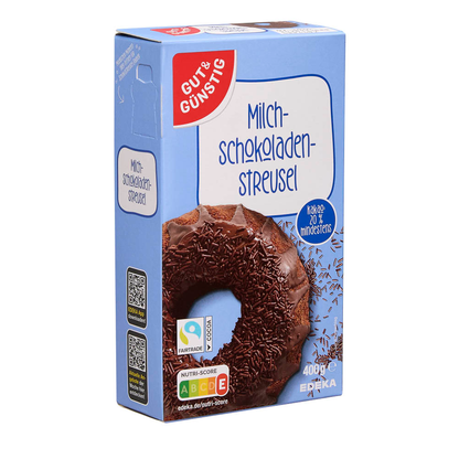 Artikelbild 2 für GUT&GÜNSTIG Milchschokoladenstreusel 400,0 g, Artikelnummer 576969