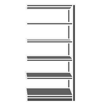 Artikelbild 4 für Manorga Anbau-Schwerlastregal ZA22605NST lichtgrau 125,0 x 60,0 x 200,0 cm, Artikelnummer 533935