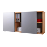 Artikelbild 1 für HAMMERBACHER Sideboard 1780, V1780/6/S buche, silber 160,0 x 42,0 x 74,8 cm, Artikelnummer 863579