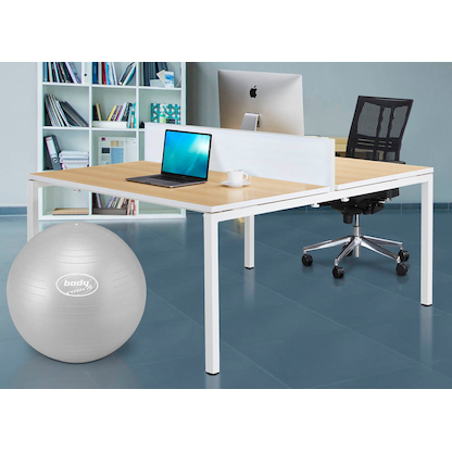 Artikelbild 5 für PAPERFLOW Tischtrennwand, weiß 140,0 x 33,0 cm, 1 St., Artikelnummer 539306