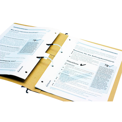 Artikelbild 5 für 25 ELBA Hängehefter vertic ULTIMATE Karton naturbraun 1 x kaufmännische BZ-Heftung, Artikelnummer 393959