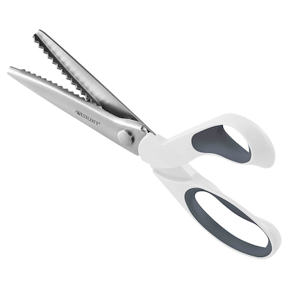 Artikelbild 7 für WESTCOTT Konturenschere Softgrip weiß-grau 24,0 cm, Artikelnummer 379853